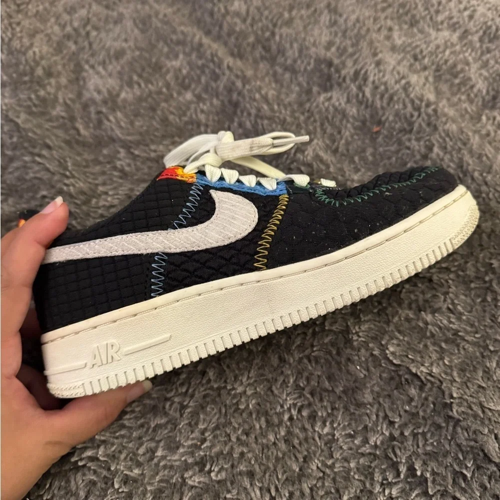 NIKE Youth Air Force 1 Low Muti Material Sneakers
